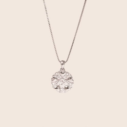 MN168 925 Silver Enthral Dancing Stone Necklace