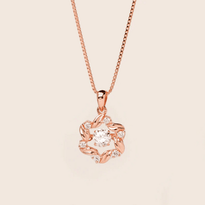 MN169 925 Silver Anadem Dancing Stone Necklace