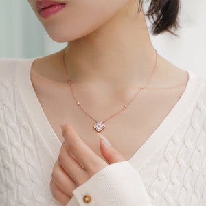 MN170 925 Silver Clover Necklace