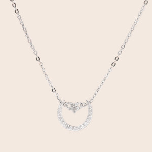 MN178 925 Silver Light My Heart Necklace