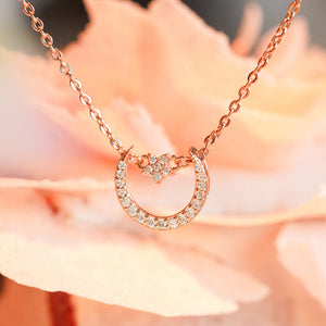 MN178 925 Silver Light My Heart Necklace