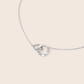 MN184 925 Silver As one Necklace