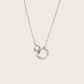 MN184 925 Silver As one Necklace