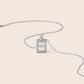 MN185 925 Silver Perfume Necklace