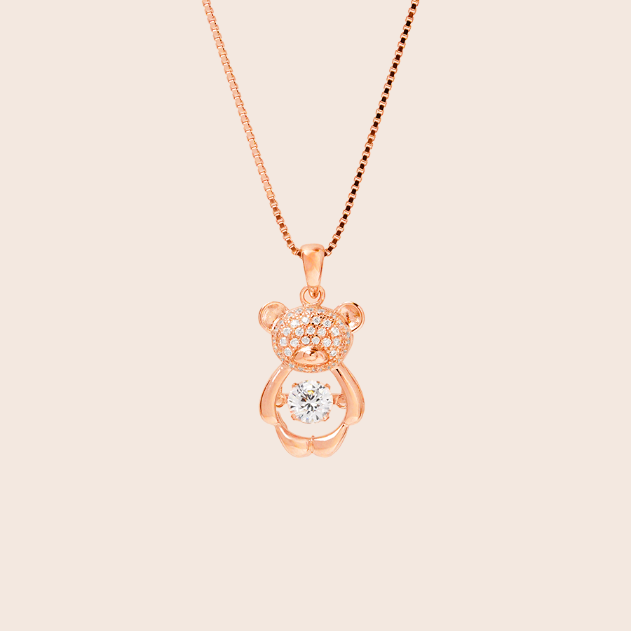 [STONE HENgE] 韓国☆14K Gold☆N0151 Dancing Stone Necklace I've finally found happiness. 