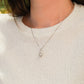 MN215 925 Silver Olea Dancing Stone Necklace