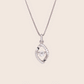 MN215 925 Silver Olea Dancing Stone Necklace