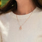 MN218 925 Silver Mio Dancing Stone Necklace