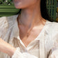MN221 925 Silver Vera Dancing Stone Necklace