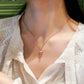 MN221 925 Silver Vera Dancing Stone Necklace