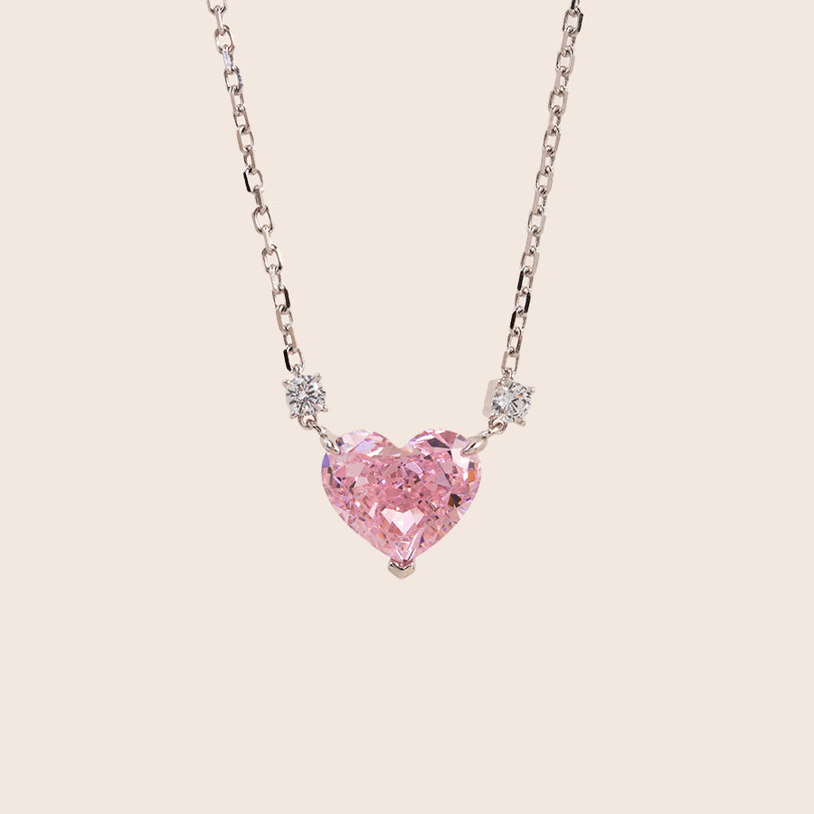 MNH102 925 Silver Heart Necklace