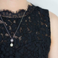MNP12 925 Silver Pearl Snow Necklace