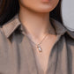 MNP34 925 Silver Beloved Pearl Necklace