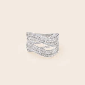 MR006 925 Silver Cocktail Ring