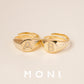 MR01 925 Silver Alphabet Ring
