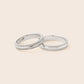 MR022 925 Silver Couple Ring