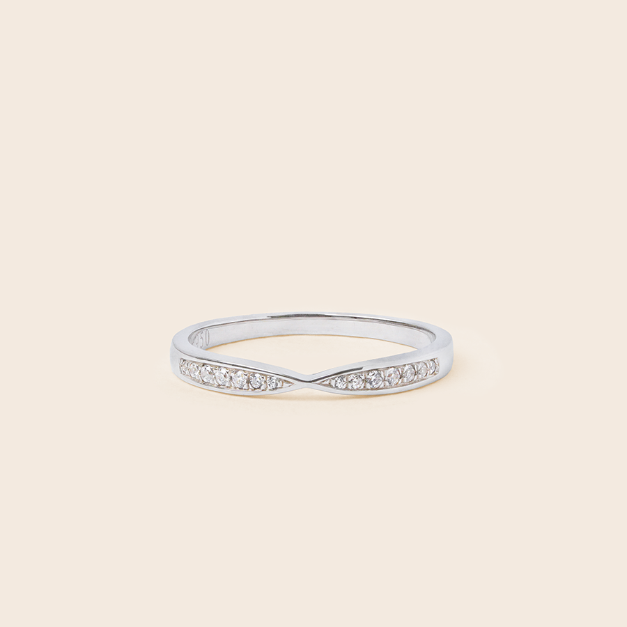 MR054 925 Stackable Band Ring