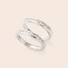 Load image into Gallery viewer, MR058 925 Silver Couple Ring
