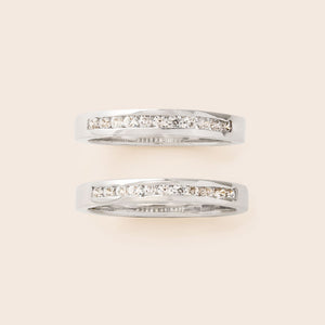 MR058 925 Silver Couple Ring