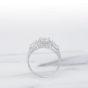 MR076 925 Silver Vintage Ring