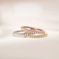 MR079 925 Silver Stackable Eternity Ring Set (3 Colours)