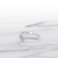 MR080 925 Silver V Shape Stackable Ring