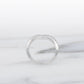 MR080 925 Silver V Shape Stackable Ring