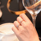 MR084 925 Silver Couple Ring