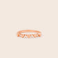 MR085 925 Silver Stackable Heart Ring