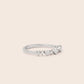 MR085 925 Silver Stackable Heart Ring