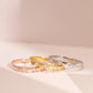 MR085 925 Silver Stackable Heart Ring