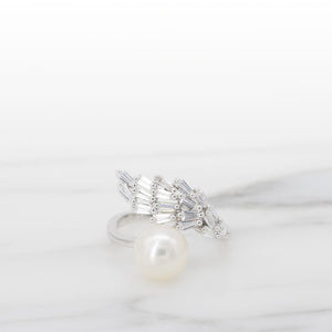 MR1012 925 Silver Pearl Ring