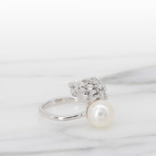 Load image into Gallery viewer, MR1012 925 Silver Pearl Ring
