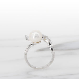 MR1012 925 Silver Pearl Ring