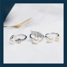 Load image into Gallery viewer, MR1012 925 Silver Pearl Ring
