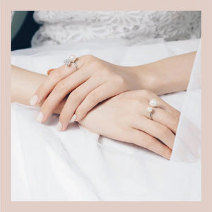 MR1012 925 Silver Pearl Ring