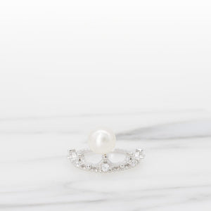 MR1021 925 Silver Pearl Ring