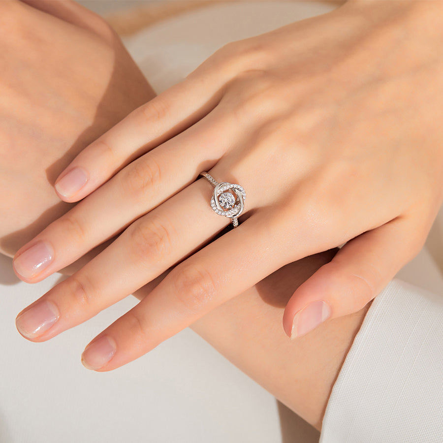 MR1023 925 Dancing Stone Ring