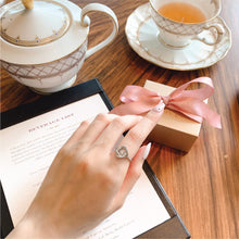 Load image into Gallery viewer, MR1023 925 Silver Dancing Stone Ring
