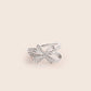 MR103 925 Silver Ribbon Ring