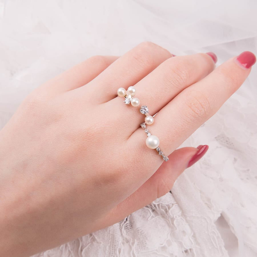 MR1046 925 Pearl Ring