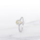 MR1052 925 Silver Pear Ring