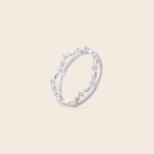 Load image into Gallery viewer, MR1065 925 Silver Clown Stackable Eternity Ring
