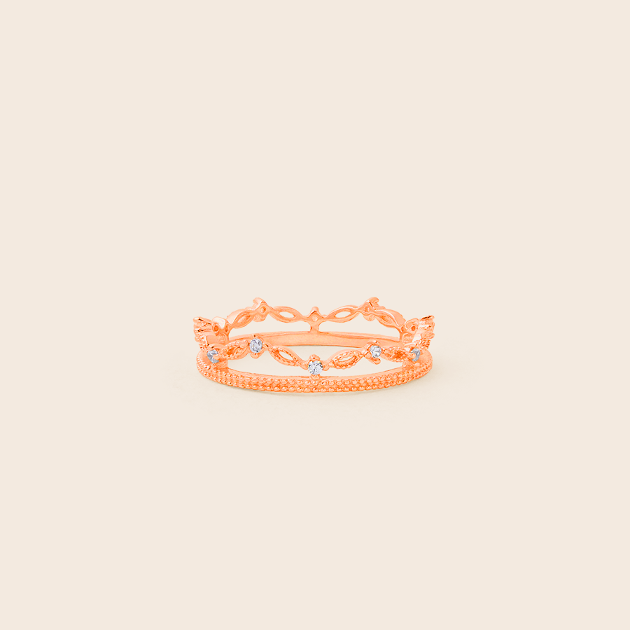 MR1065 925 Clown Stackable Eternity Ring