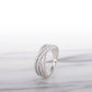 MR1069 925 Silver Crossing Ring