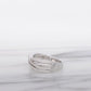 MR1069 925 Silver Crossing Ring