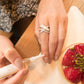 MR1073 925 Silver Baguette Ring