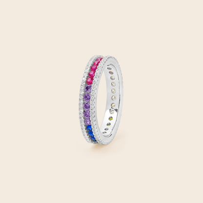 MR1097 925 Silver Rainbow Ring