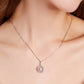 MN115 925 Silver Dancing Stone Necklace