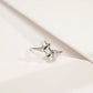 MR1113 925 Silver Baguette Solitaire Ring